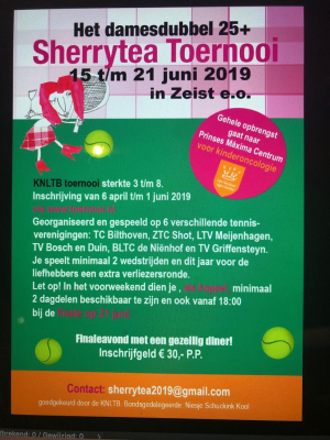Sherrytea toernooi 2019