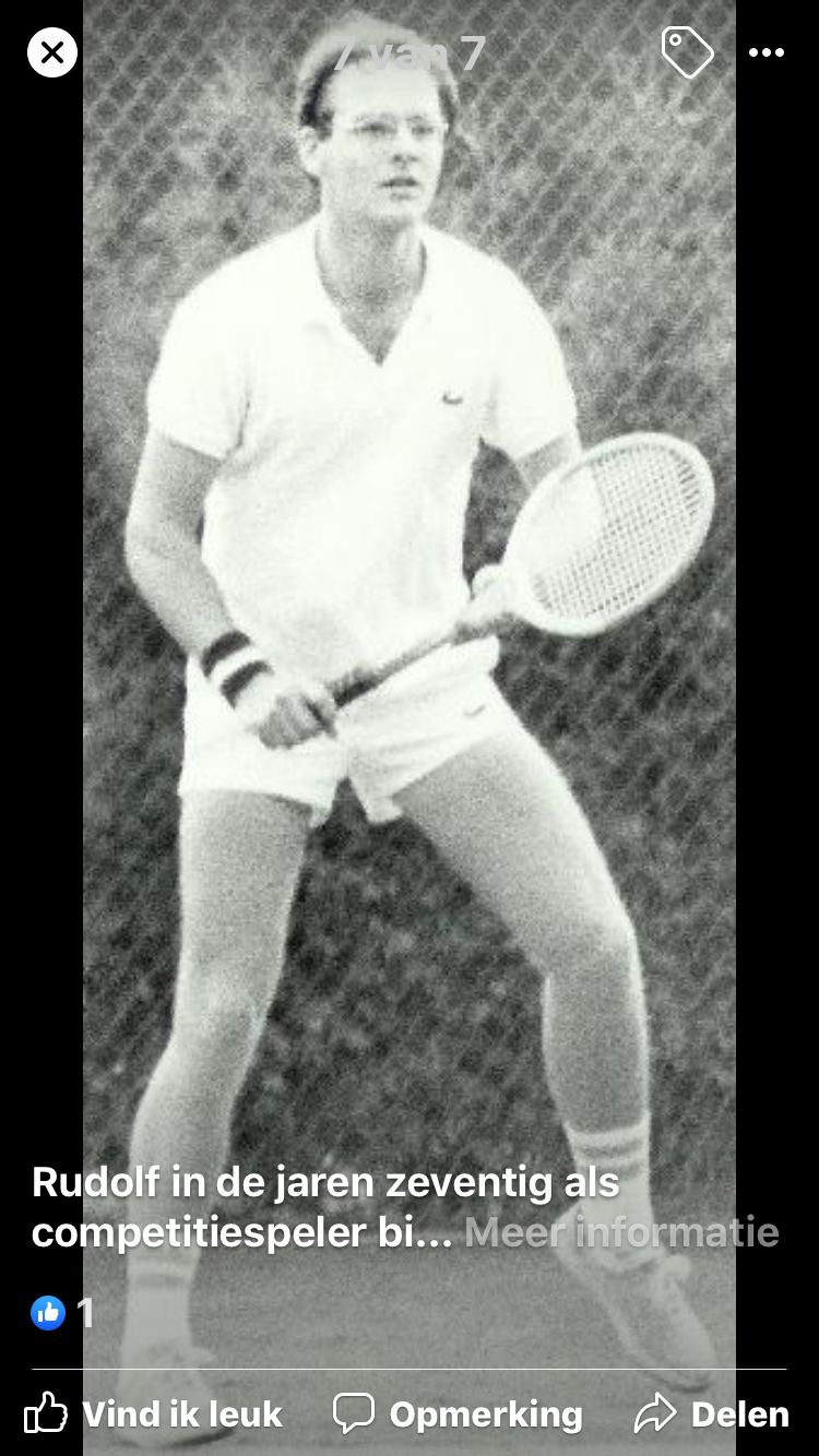 Rudolf Moojen - Jubileum - 40 jaar tennistrainer
